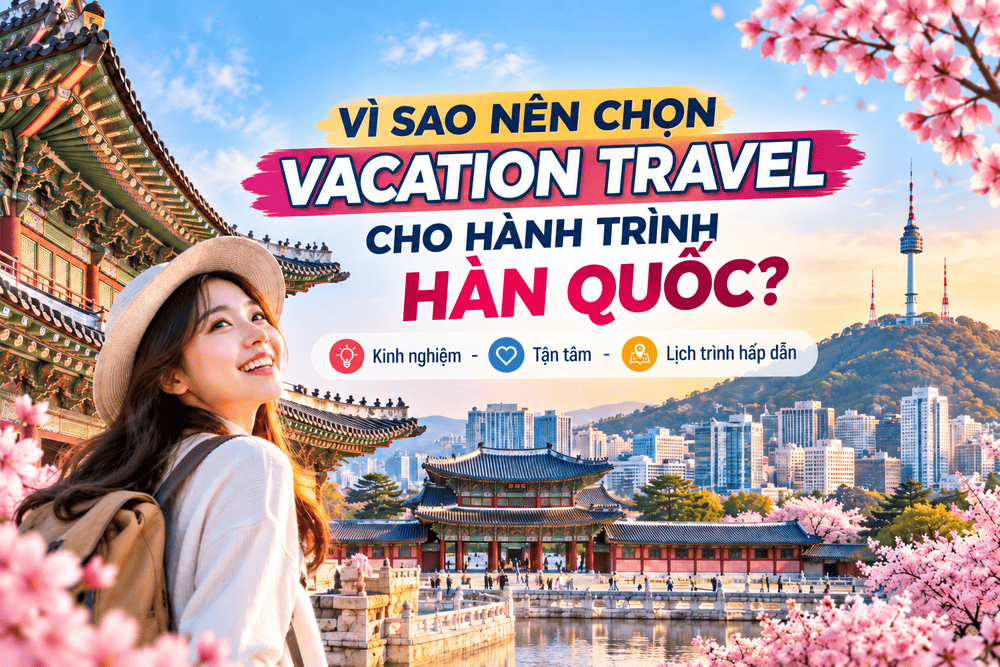 Vì sao nên chọn Vacation Travel cho hành trình du lịch Hàn Quốc